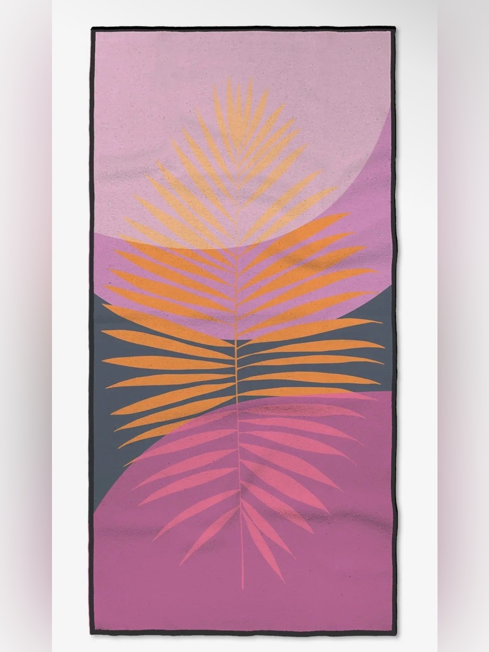 NWT Geometry Fitness Towel in Tropical Summer Print